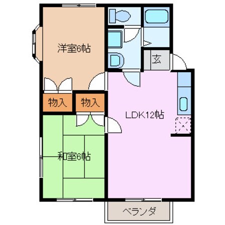 阿漕駅 徒歩23分 1階の物件間取画像